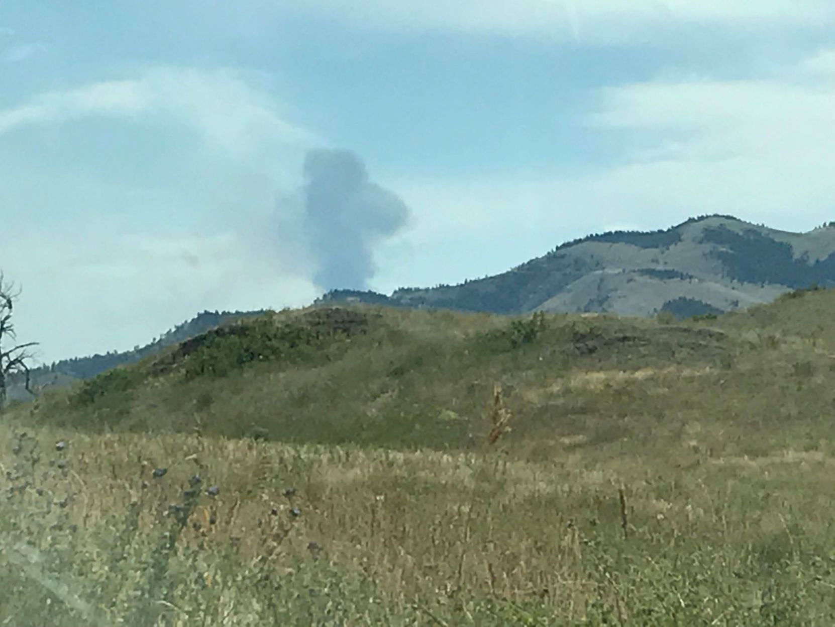 Fire North of Helena
